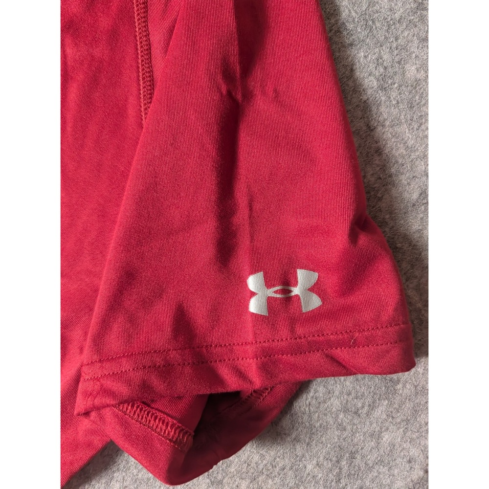 Under Armour Oklahoma Sooners HeatGear Crimson‎ Red Graphic Athletic T-Shirt XL - Picture 9 of 11